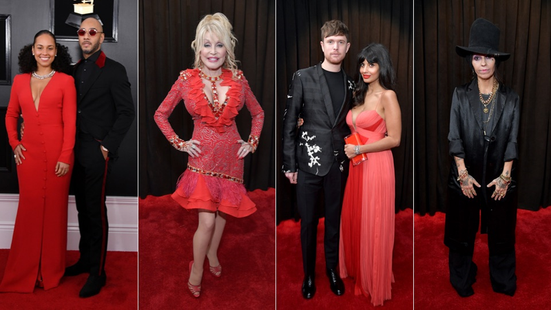 Illustration for article titled All the Furs, Sequins, and Chic Louche On the 61st Grammys Red Carpet
